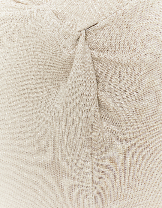 TALLY WEiJL, Beige Knitted Top for Women
