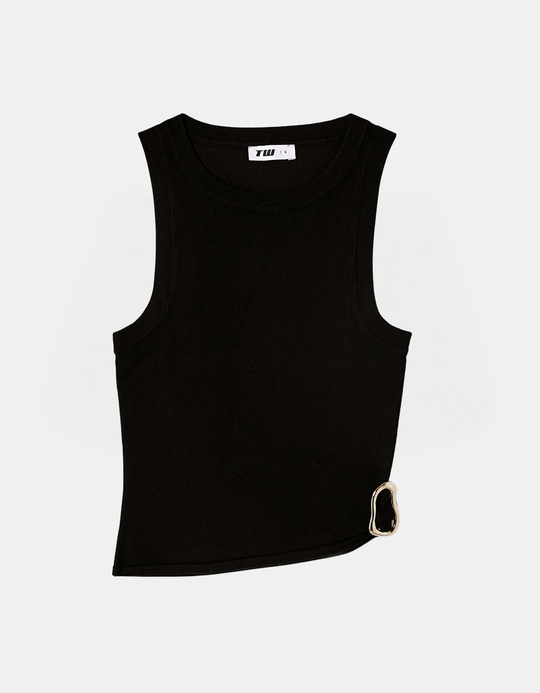TALLY WEiJL, Black Tank Top for Women