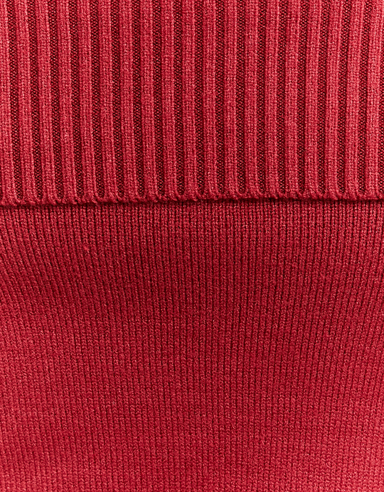 TALLY WEiJL, Maglione Aderente Rosso Off Shoulder for Women