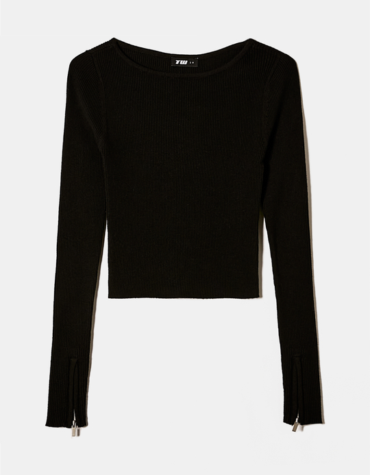 TALLY WEiJL, Black Knit Jumper for Women