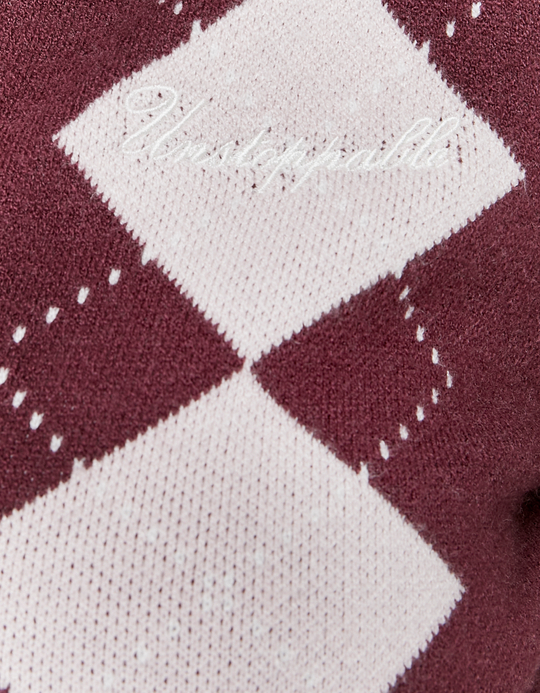 TALLY WEiJL, Brown Embroidered Jersey Jumper for Women