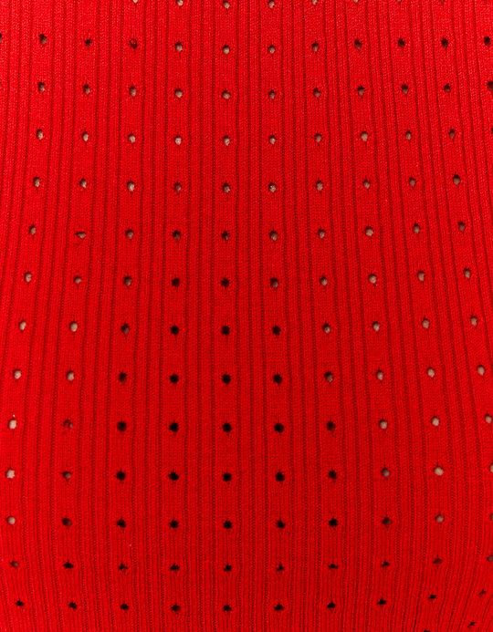 TALLY WEiJL, Rotes Top mit Stehkragen for Women