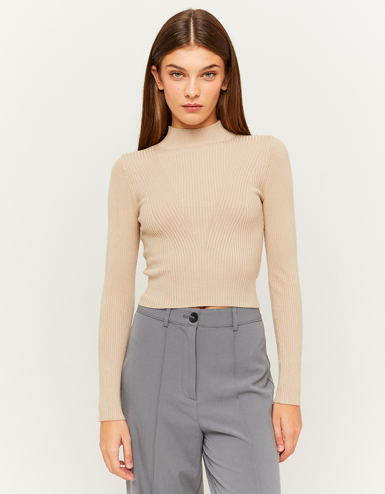 TALLY WEiJL, Maglione Aderente Beige for Women