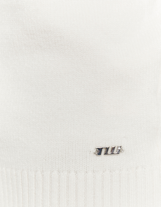 TALLY WEiJL, Πουλόβερ Off Shoulder Λευκό for Women