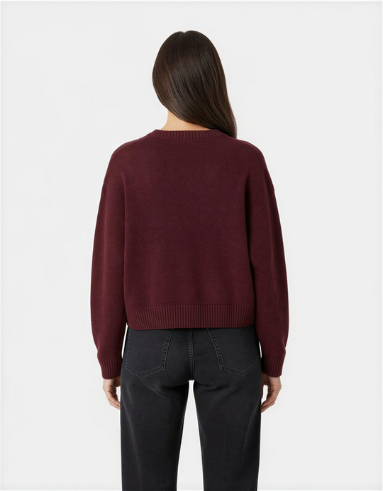TALLY WEiJL, Burgundy Knitted Jumper for Women