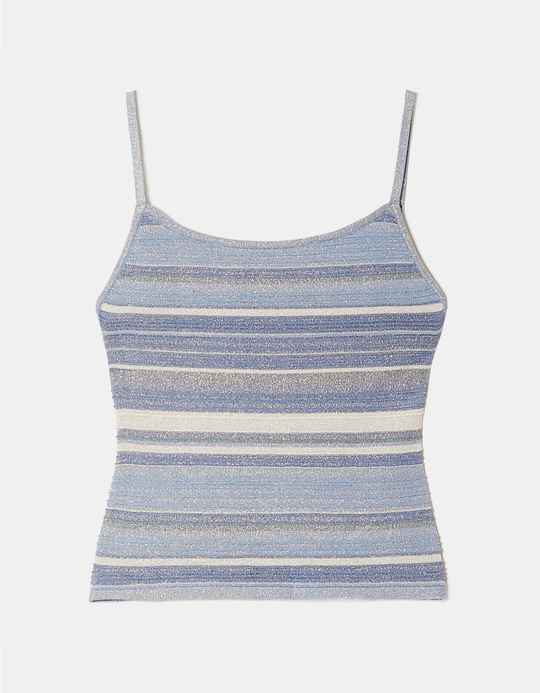 TALLY WEiJL, Crop Top Blu for Women
