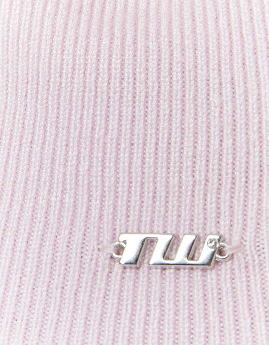 TALLY WEiJL, Pink Wrap Knit Jumper for Women