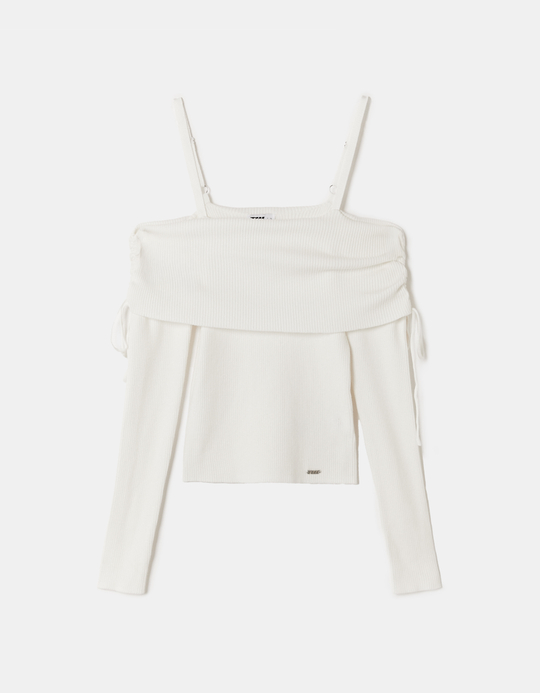 TALLY WEiJL, White Jumper for Women