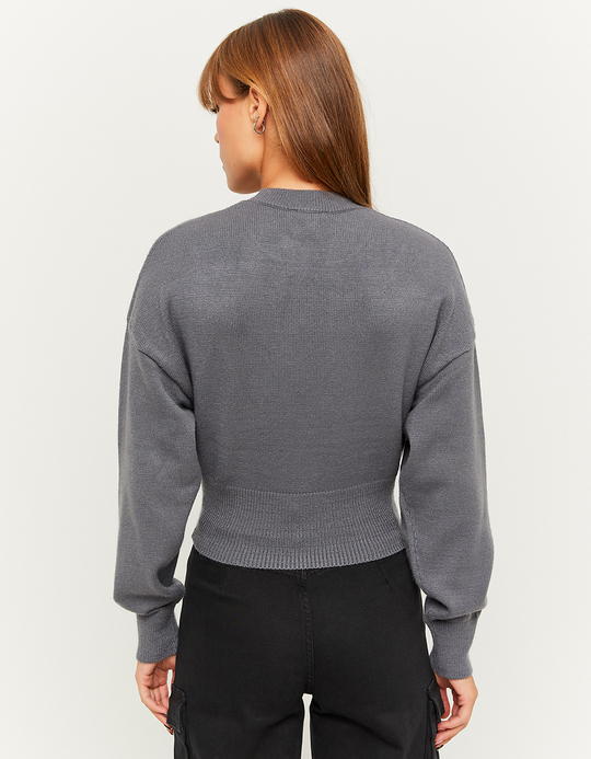 TALLY WEiJL, Pull court gris for Women