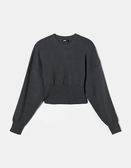 TALLY WEiJL, Grauer , lockerer Kurzpullover for Women