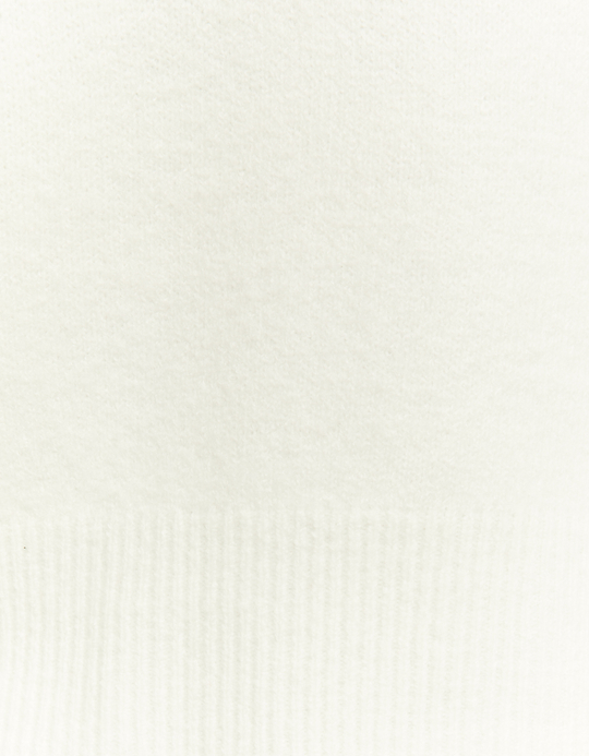 TALLY WEiJL, White Cropped Basic Jumper for Women