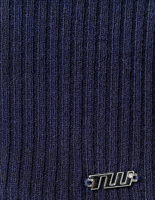 TALLY WEiJL, Blauer Basic Strickpullover for Women