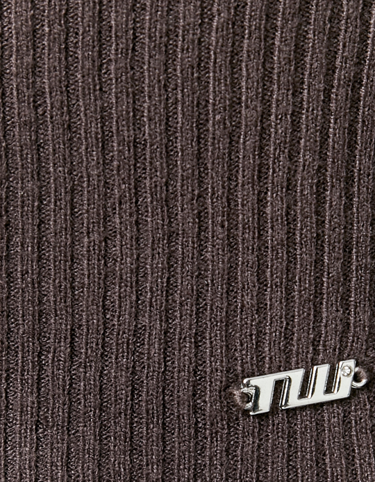 TALLY WEiJL, Pull Basique en Maille Marron for Women