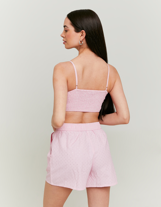 TALLY WEiJL, Pantaloncini a Righe con Strass for Women