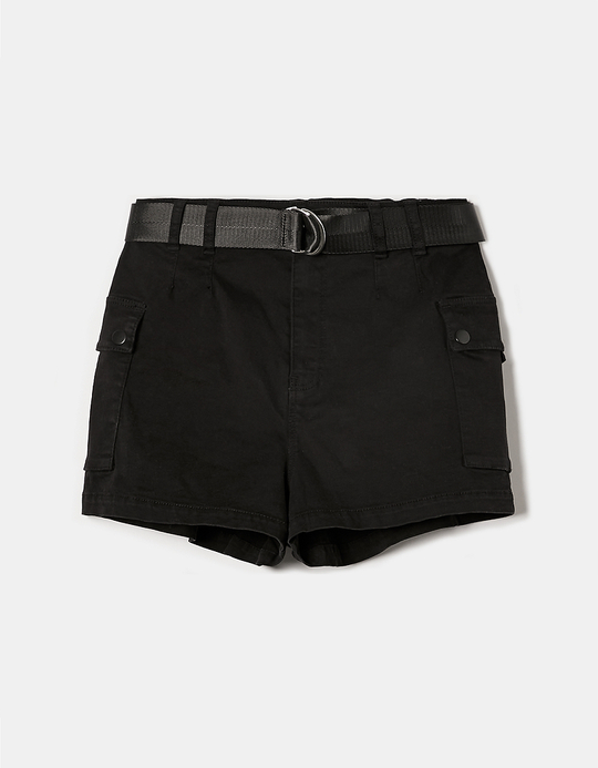 TALLY WEiJL, High Waist Mini Cargo Shorts for Women