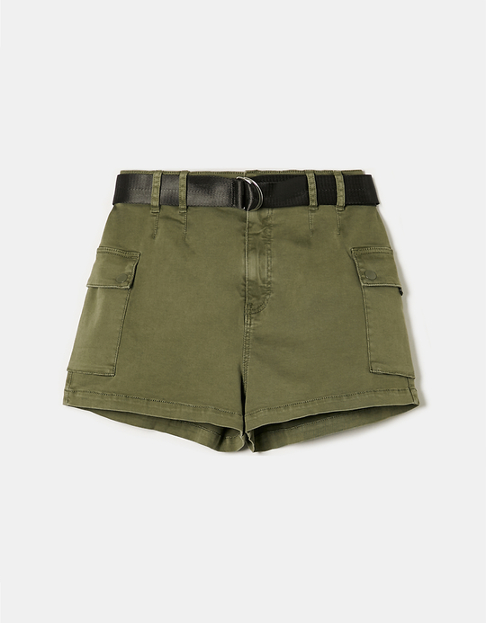 TALLY WEiJL, High Waist Mini Cargo Shorts for Women