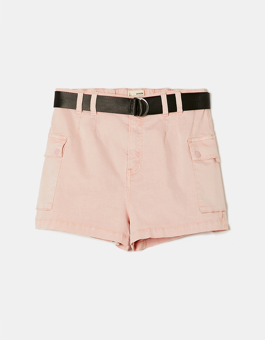 TALLY WEiJL, High Waist Mini Cargo Shorts for Women