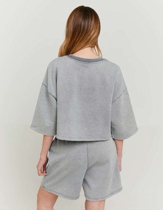 TALLY WEiJL, Graue Bermuda-Sweatshorts for Women