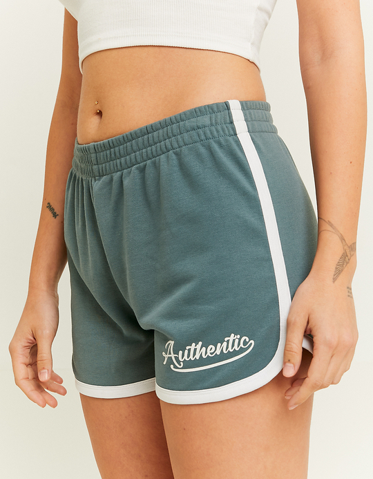 TALLY WEiJL, Blue Printed Sweat Shorts for Women