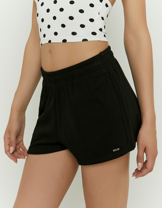 TALLY WEiJL, Black Basic Mini Shorts for Women
