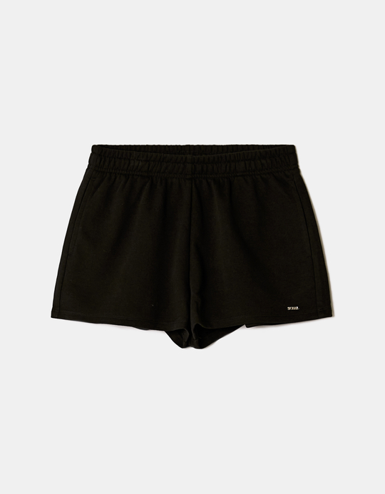 TALLY WEiJL, Schwarze Basic Mini Shorts for Women