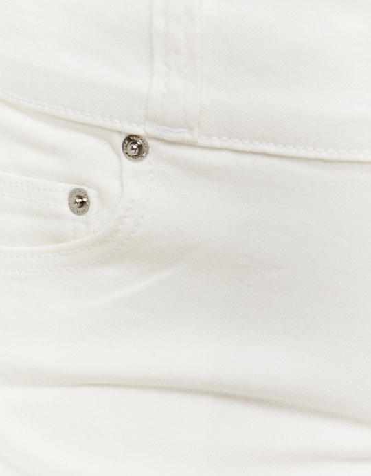TALLY WEiJL, Pantaloncini a Vita Bassa Bianchi for Women