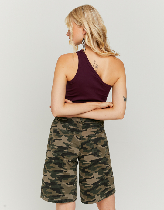 TALLY WEiJL, Bermuda a Vita Alta Gamba Larga for Women