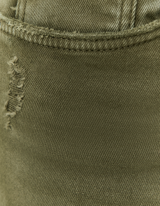 TALLY WEiJL, Khaki Denim-Shorts for Women