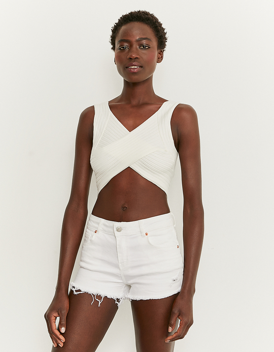 TALLY WEiJL, Short Stretch Blanc for Women