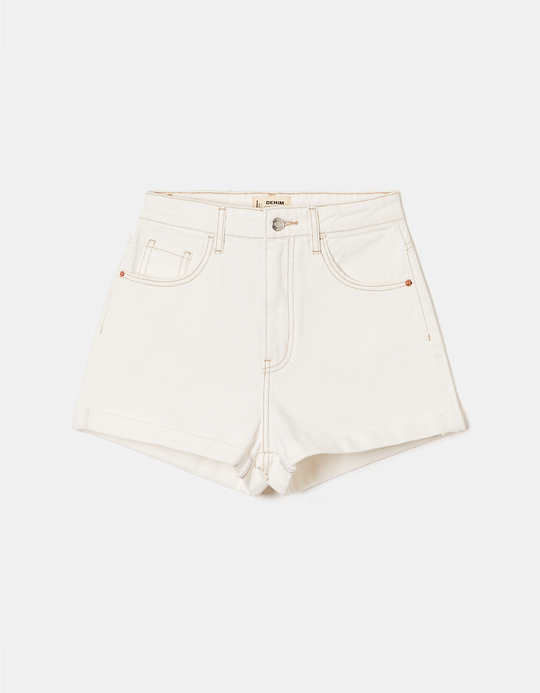 TALLY WEiJL, Denim Mini Mom Shorts for Women