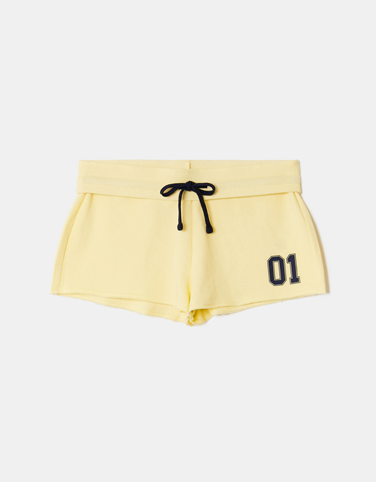 TALLY WEiJL, Yellow Printed Shorts for Women