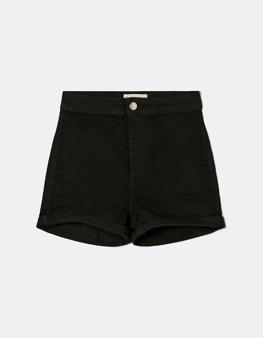 TALLY WEiJL, Shorts di Jeans Skinny a Vita Alta for Women