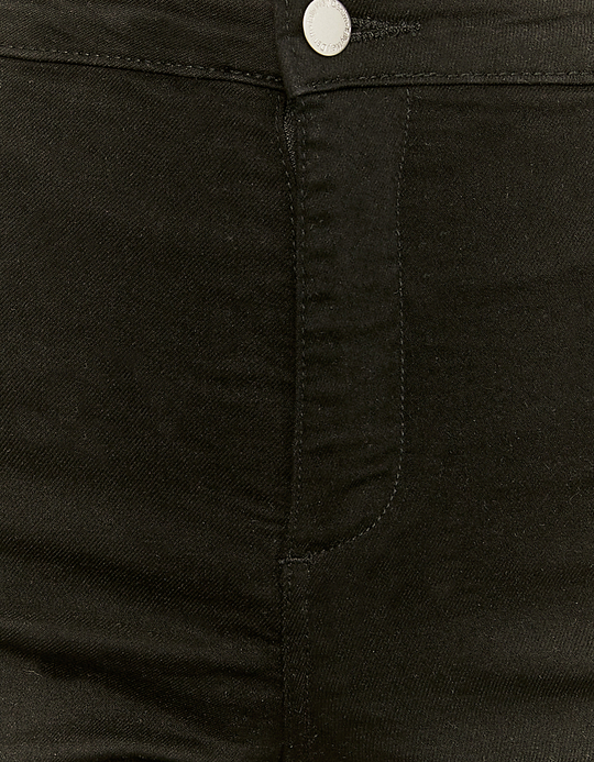 TALLY WEiJL, Shorts di Jeans Skinny a Vita Alta for Women