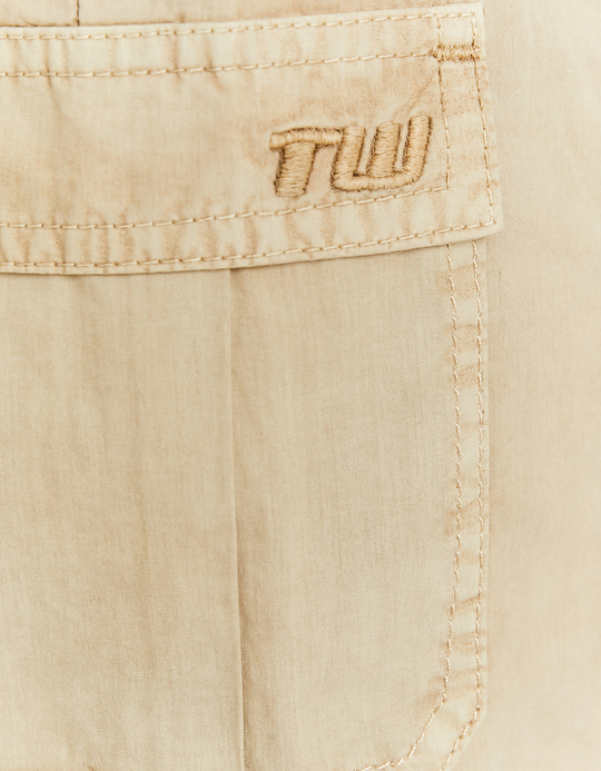 TALLY WEiJL, Low Waist Mini Cargo Shorts for Women