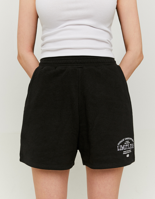 TALLY WEiJL, Short de Sport Noir Imprimé for Women