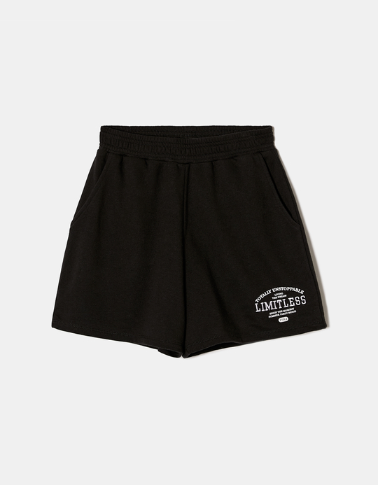 TALLY WEiJL, Short de Sport Noir Imprimé for Women