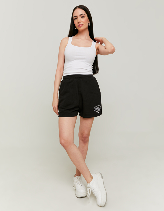 TALLY WEiJL, Short de Sport Noir Imprimé for Women