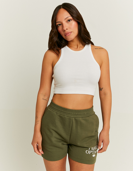 TALLY WEiJL, Σορτς Basic Χακί for Women