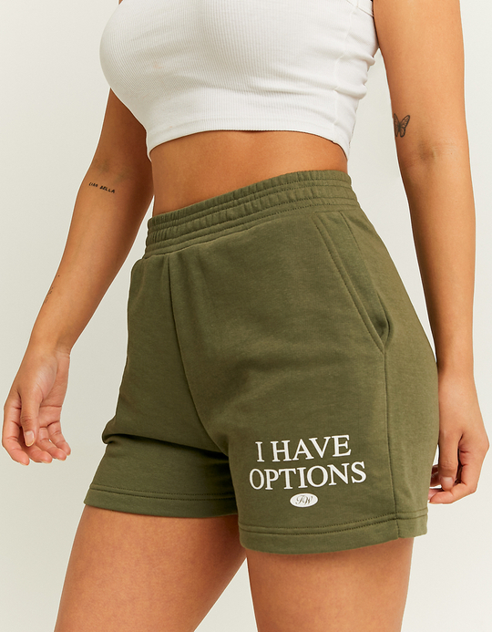 TALLY WEiJL, Σορτς Basic Χακί for Women