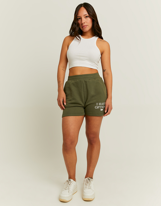 TALLY WEiJL, Σορτς Basic Χακί for Women