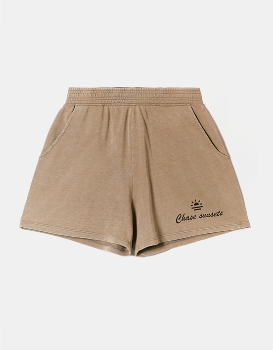 TALLY WEiJL, Grey Printed Sweat Shorts for Women