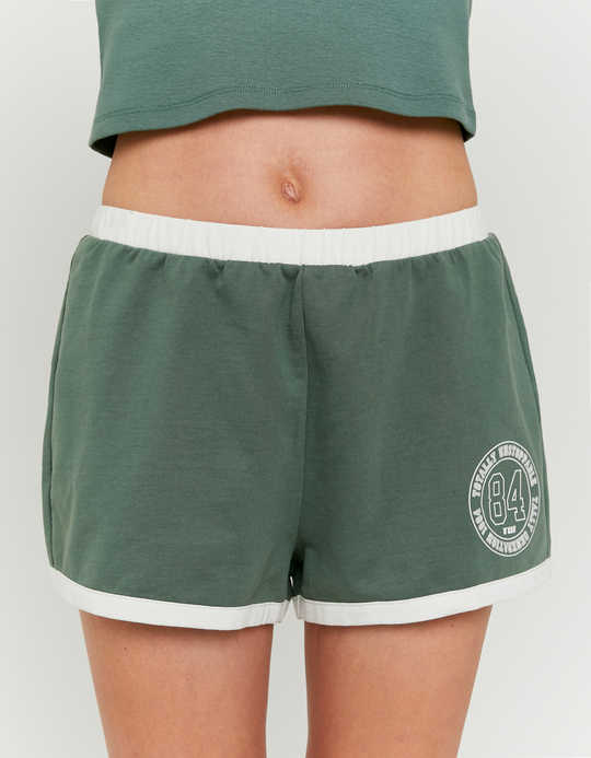 TALLY WEiJL, Grüne Sporty Sweat Shorts for Women