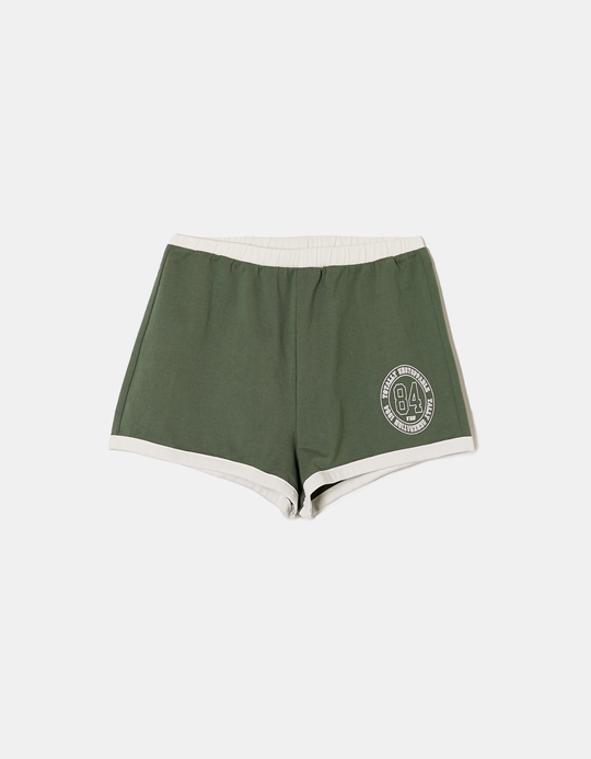 TALLY WEiJL, Grüne Sporty Sweat Shorts for Women