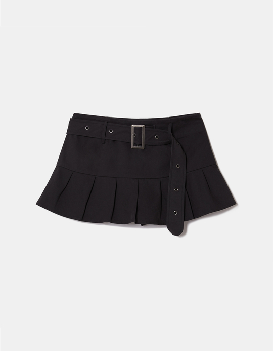 TALLY WEiJL, Mini Skort Blu Plissettato for Women