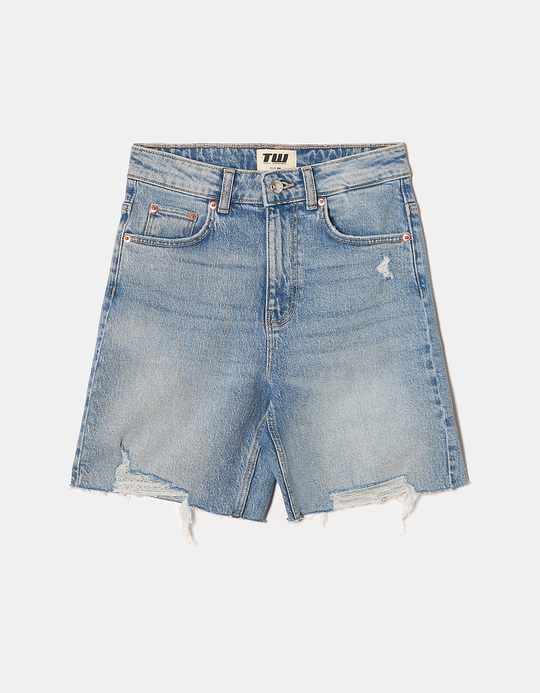 TALLY WEiJL, High Waist Bermuda Shorts for Women