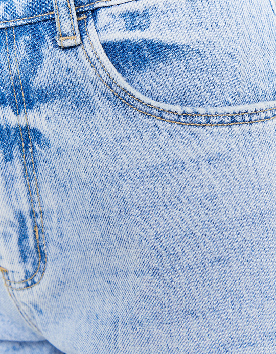 TALLY WEiJL, Shorts di Jeans Strappati a Vita Alta  for Women