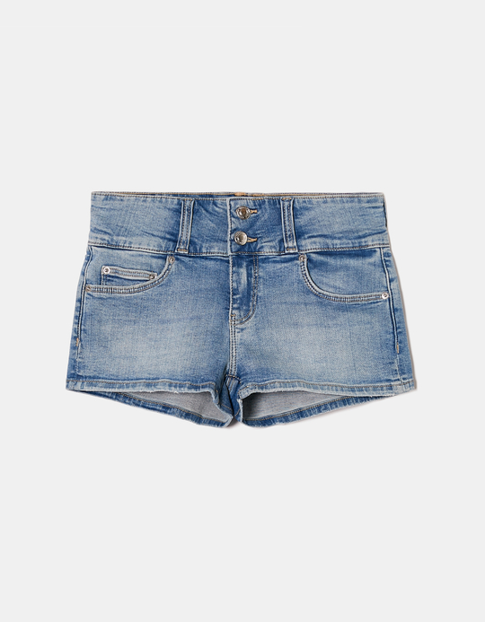 TALLY WEiJL, Τζιν Σορτς Push Up Mid Waist for Women