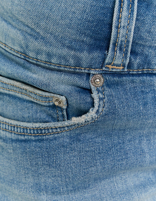 TALLY WEiJL, Τζιν Σορτς Push Up Mid Waist for Women