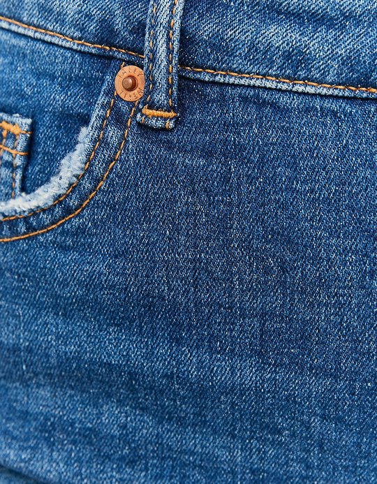 TALLY WEiJL, Short en Jean Déchiré Taille Haute for Women