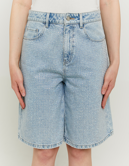 TALLY WEiJL, Bermuda Décontracté avec Strass for Women